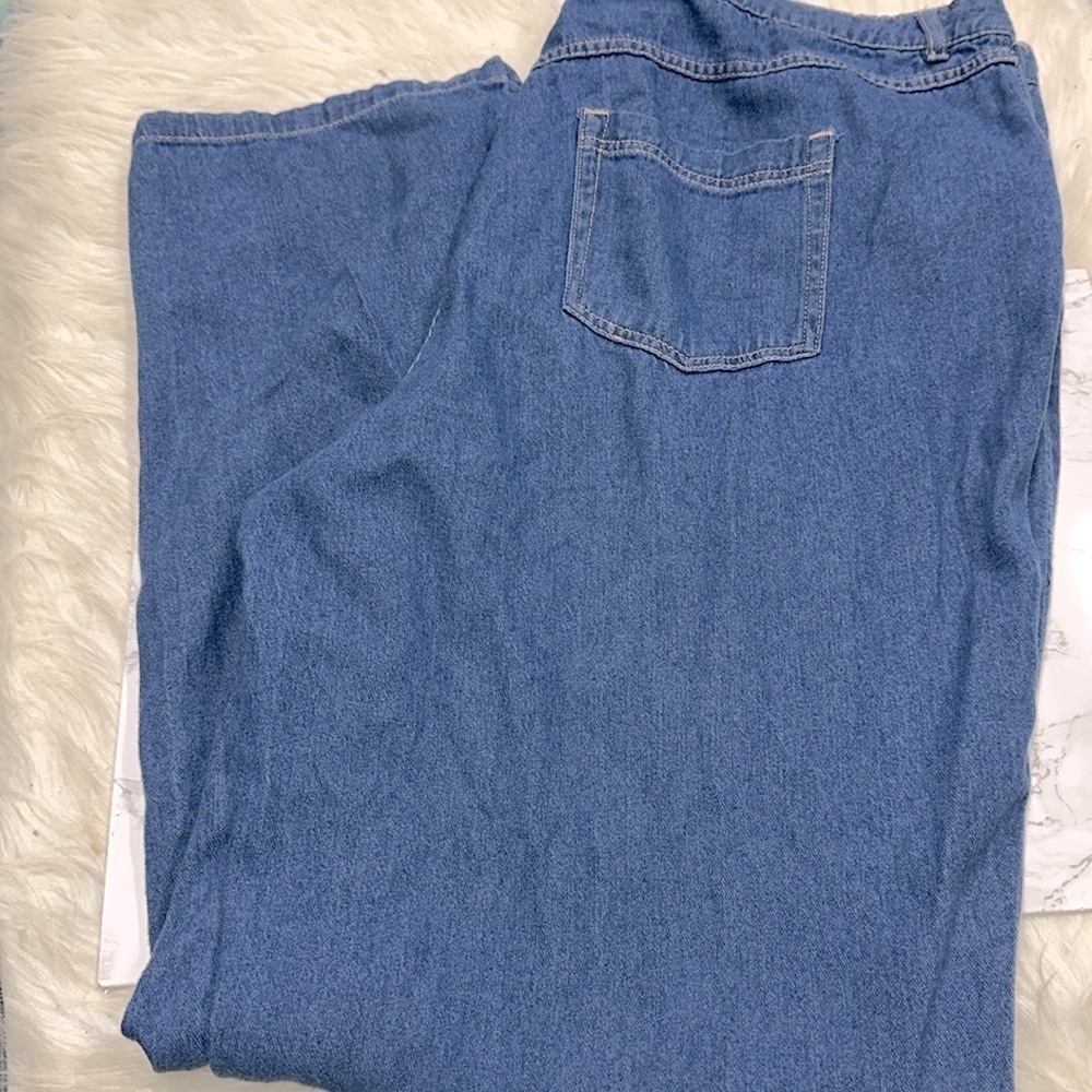 Woman Within Classic Blue Denim Jeans size 22W